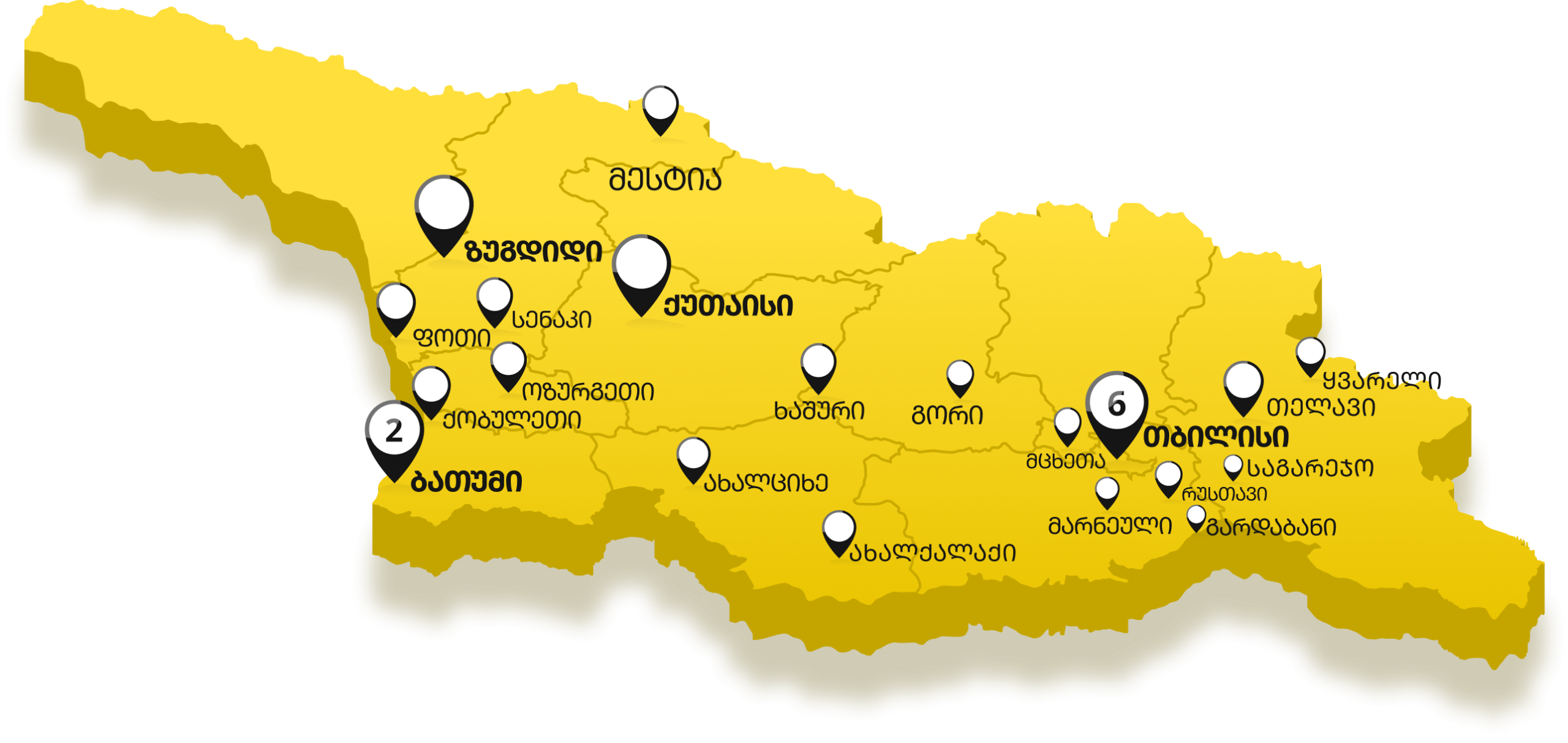 სერვის ცენტრების ქსელი